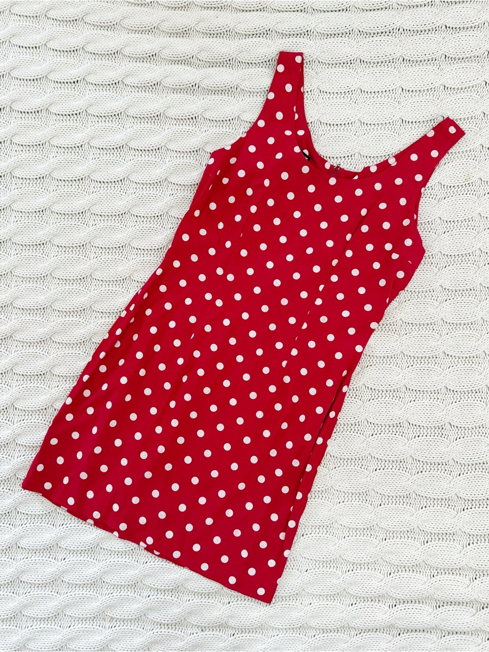 My Michelle Vintage Red and White Polka Dot Mini Dress - Picture 2 of 4
